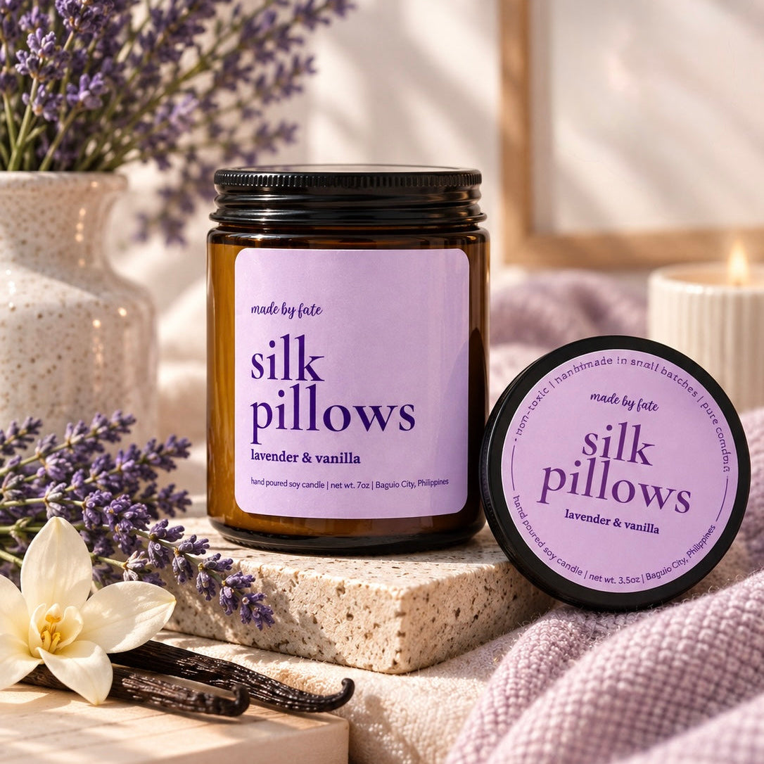 Mini Silk Pillows Candle