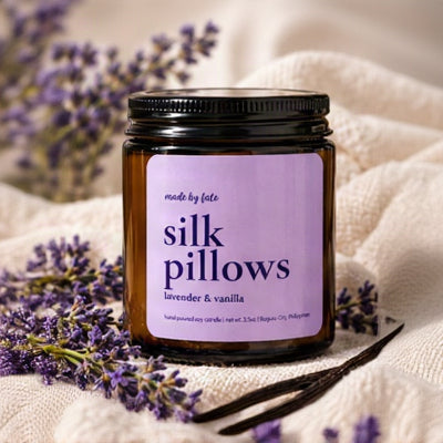 Mini Silk Pillows Candle
