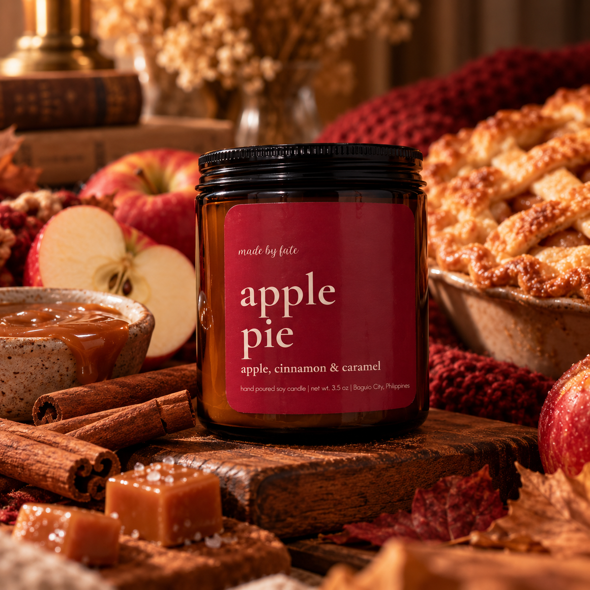 Mini Apple Pie Candle