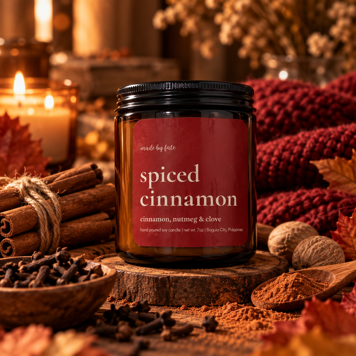 Mini Spiced Cinnamon Candle